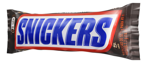 Chocolate Snickers Original Tradicional Pacote 45g Unidade