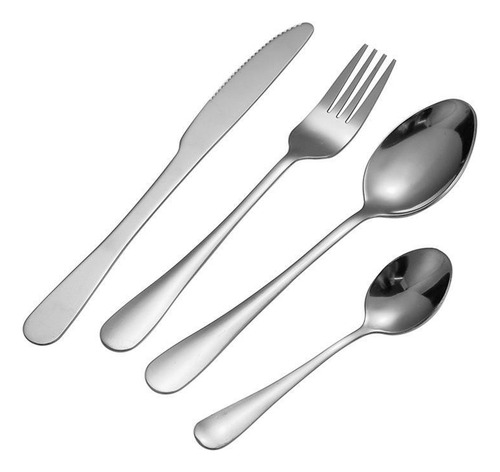 Juego De Cubiertos, Cuchillos Y Tenedores Portátiles De Acer