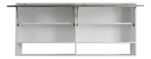 Combo Bajo Mesada 160 Cm + Alacena Ricchezze Sorrento + Mesada Johnson Bacha Simple