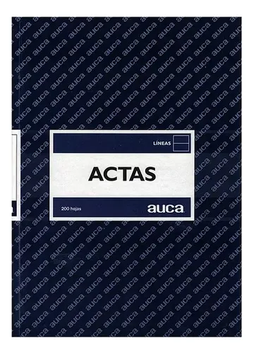 Libro De Actas 200 Hjs Bazarlibreria