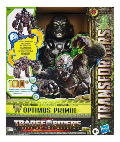 Transformers Muñeco Electrónico Optimus Primal Hasbro Optimus Primal Optimus Primal