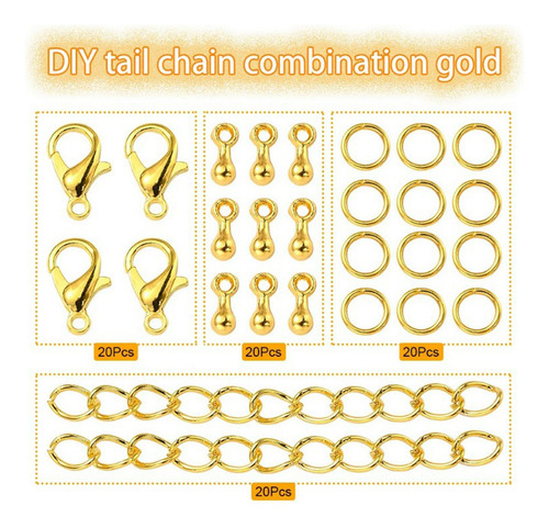 4 X 80 Piezas Para Hacer Joyas, Accesorios De Bricolaje,