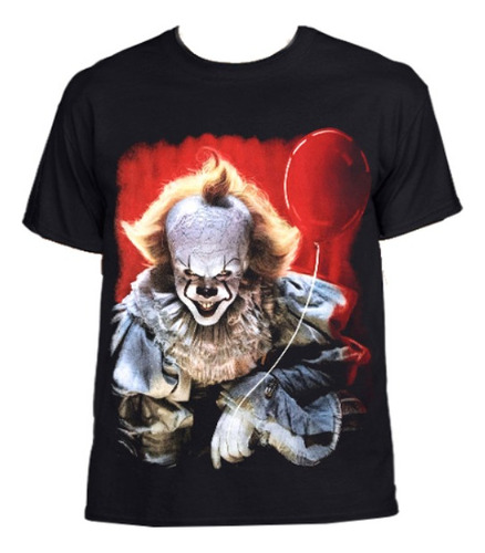 Camiseta Unisex Payaso Halloween Terror It Pennywise 