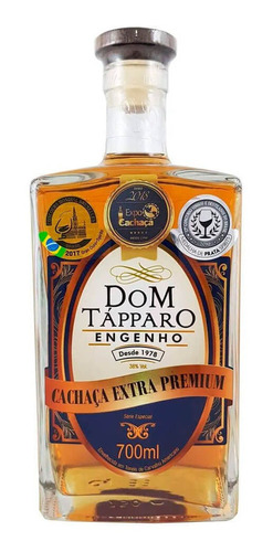 Imagem 1 de 1 de Cachaça Extra Premium 10 Anos Dom Tápparo 700ml