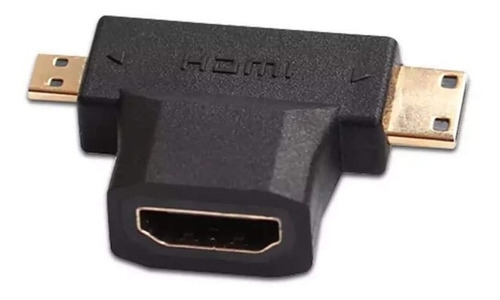 Imagen 1 de 4 de Convertidor 2en1 De Hdmi A Mini O Micro Hdmi