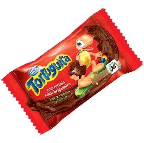 Chocolate Tortuguita Caixa C/24 - Sabor Brigadeiro