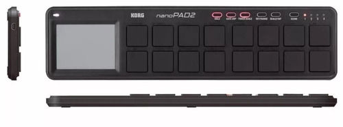 Korg Nanopad 2 Preto - Controlador Midi Usb  Pads 