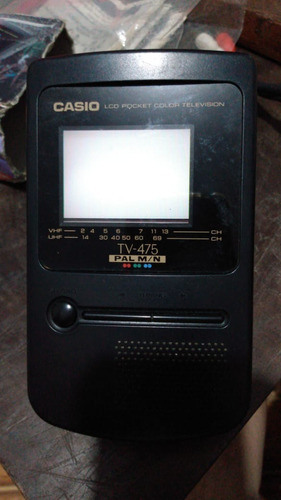 Tv Color Casio Modelo 475 Lcd Analógica Antiga
