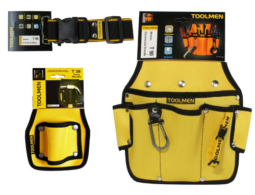 Imagen 4 de 7 de Cinturon Porta Herramientas Y Martillo Toolmen T90 T95 T38