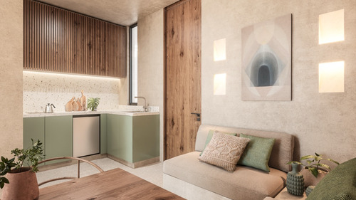 Departamento En Venta En Tulum, Quintana Roo, Aflora, Rodeado De Una Bella Laguna Artificial