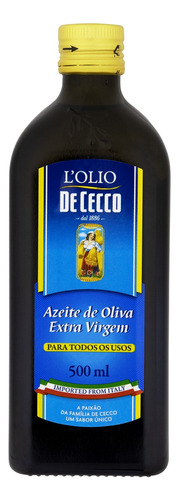 Azeite de Oliva Extra Virgem Italiano De Cecco Vidro 500ml
