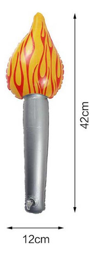 . Antorcha Inflable Para Fiesta Medieval Halloween Con Form