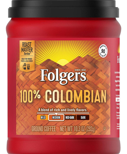Folgers 100% Caf Colombiano 10.3 (paquete De 2)