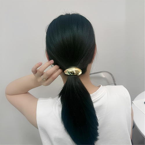 Gold Hair Ties, Metal Hair Band, Hair Tie Bracelets For