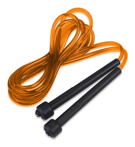 Imagen 1 de 4 de Soga Para Saltar Plastica Regulable Manijas Fitness Crossfit
