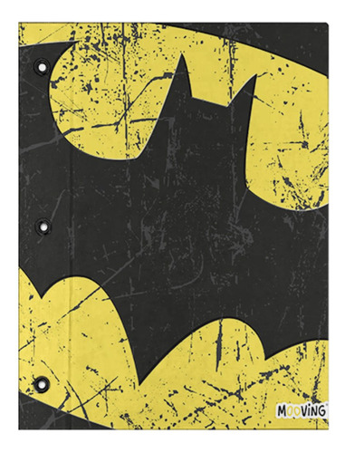 Carpeta Escolar Mooving Dc Superheroes Nº3 2 Tapas Color Batman