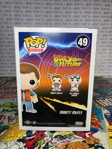 Funko Pop Marty Mcfly Plutonium Gitd Volver Al Futuro (Usado)