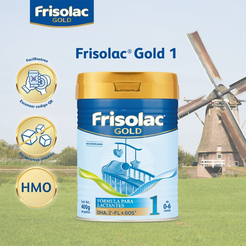 Frisolac Gold 1 (0-6 Meses) Lata C/ 400 Gr