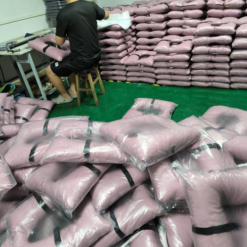 Cojín De Asiento Suave Acolchado En La Noche, Rosa Claro