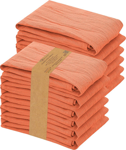 Ruvanti Toallas De Harina De Sacos 12 Paquetes 28x28 PuLG...