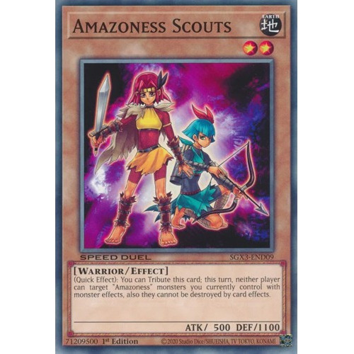 Amazoness Scouts (sgx3-end09) Yu-gi-oh!