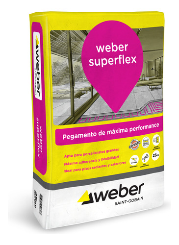 Weber Superflex Bolsa X 25 Kg Oferta