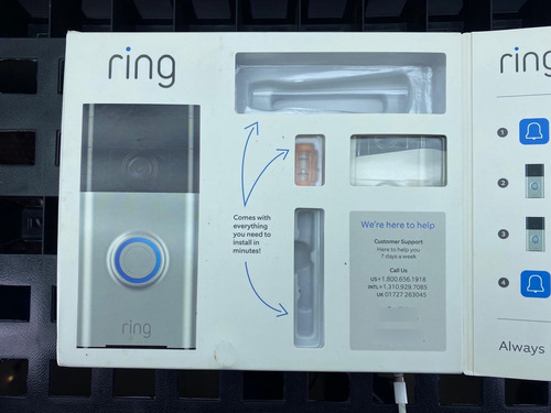 Timbre Ring Video Doorbell Hd Wi-fi Detección De Movimiento (Usado)