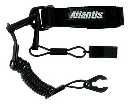 Atlantis 13-0281 Pro Floating Wrist Lanyard Negro