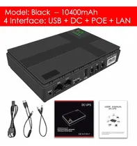 Comprar Mini Ups 10.400mah Modem Y Router 5v\u002F9v\u002F12v Y Poe 15\u002F24v