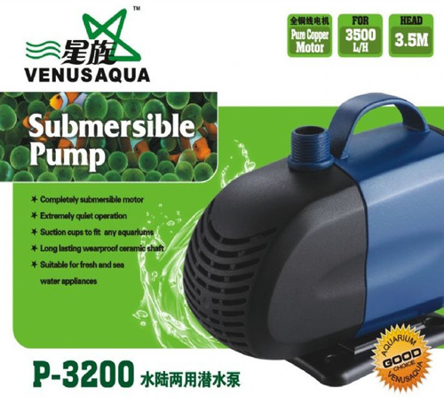Bomba Sumergible Y Externa  Venusaqua P-3200 3.5m / 3500l/h