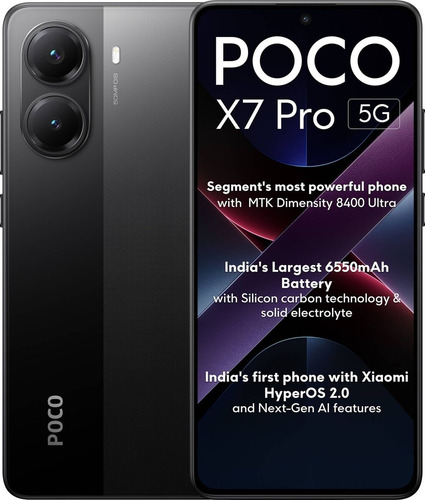 Xiaomi Poco X7 Pro 12/512 Gb Negro