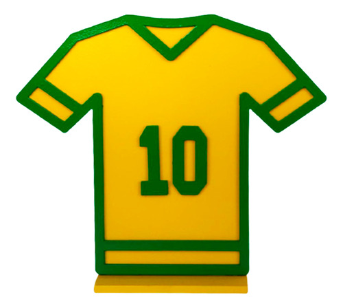 Display Mdf Camisa Da Copa Numero 10