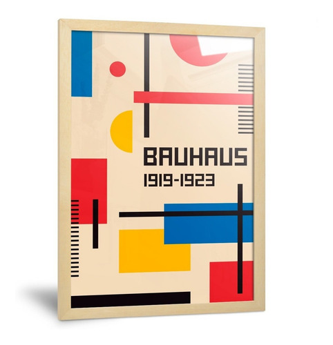 Cuadros Figuras Geometricas Colores Escuela Bauhaus 35x50c/u