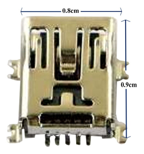 Puerto Pin De Carga Control P3 Mini Usb 5 Pines P S 3