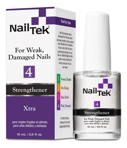 Nail Tek Xtra - Fortalecedor De Unas Para Unas Danadas Debil