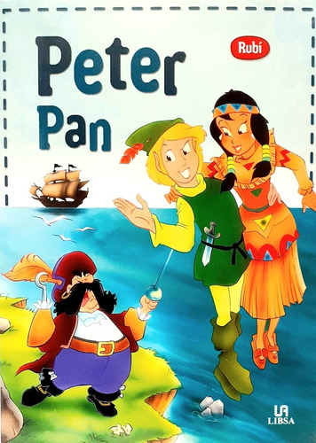 Libro De Cuento Peter Pan Con Letra Cursiva Mayusculas Piter