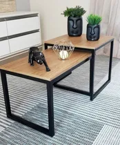 Comprar Juego De Mesas Ratonas De Estilo Industrial 