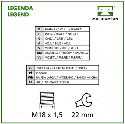 Sensor Oxígeno Ford Fiesta 2001 - 2008 1.3l 8cil Gas Arg A/c