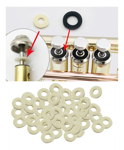 150 Arandes De Válvu De Trompeta De Para Instrumentos