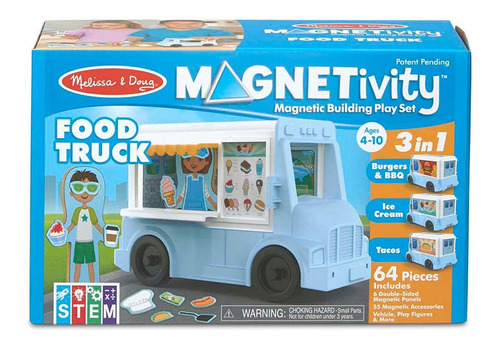Juego Magnético Food Truck 3 En 1