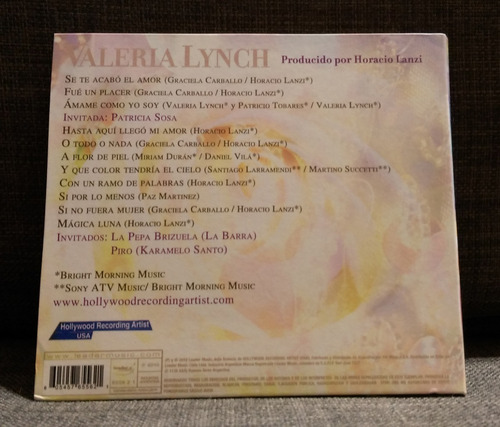 Valeria Lynch La Maxima Dvd 2cds / O Todo O Nada + Regalo