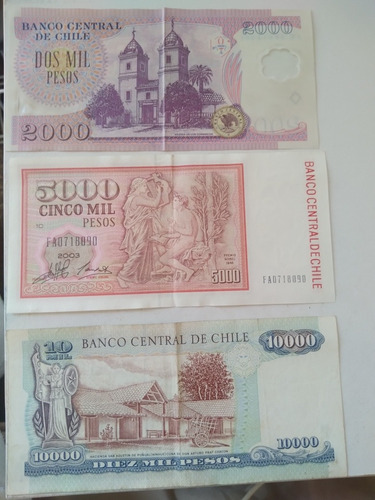 Billetes Antiguos Chilenos