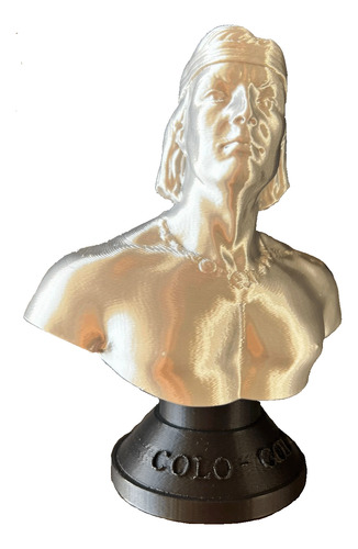 Busto Colo-colo Frontis Océano 3d