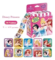 Comprar 200 Stickers En Rollo Princesas Disney, Autoadhesivos