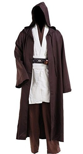 Cosplaysky Traje De Túnica Jedi De Star Wars Obi-wan Traje