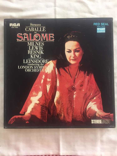 Salome Caballe Strauss Disco Vinilo Lp Leinsdorf Rca