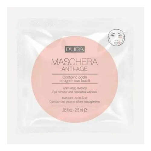 Mascarilla facial para piel normal Pupa Antiedad Anti-age 2.5g y 2.5mL