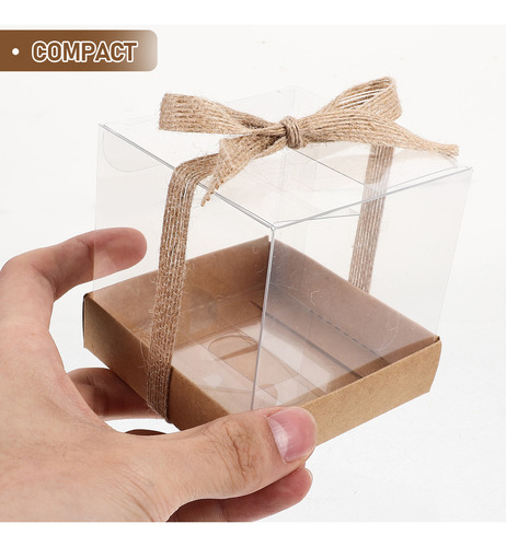 Candy Container Kraft, Caja De Regalo Pequeña De Papel Kraft