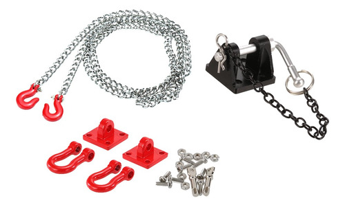 1:10 Rc Crawler Grillete Gancho Cadena De Remolque Para