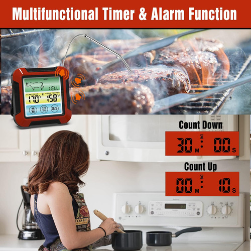 Termometro Digital De Lectura Instantanea Para Carne Con ...